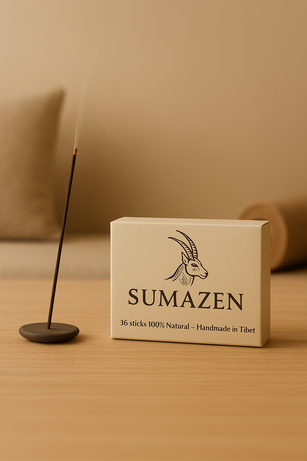 Sumazen Tibetan Incense Sticks – Natural Himalayan Herbal Incense for Yoga, Meditation & Relaxation