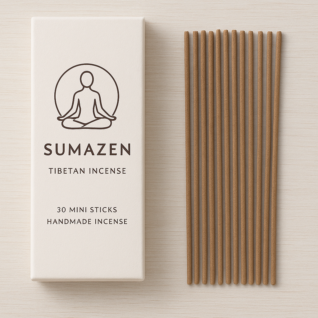 Sumazen Tibetan Incense – Handmade Himalayan Herbal Sticks for Yoga & Meditation