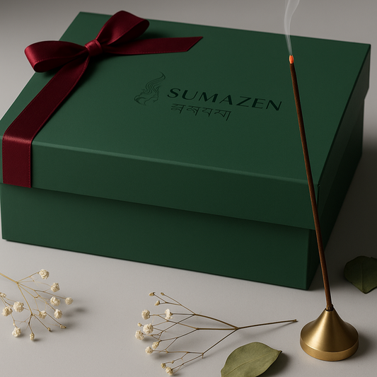 Sumazen Tibetan Incense – Handmade Himalayan Herb Sticks for Meditation & Yoga (39 pcs)