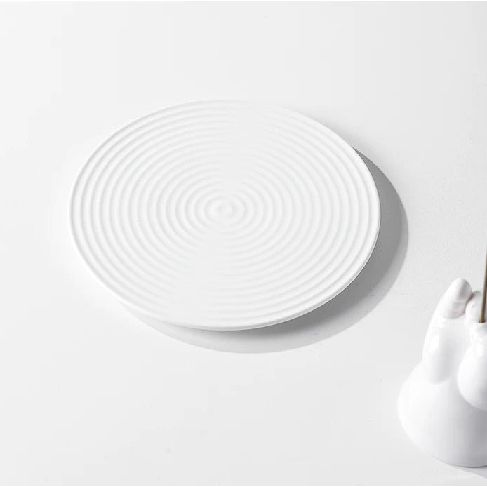 Quirky OK Hand Ceramic Incense Holder Set | Artistic Ash Tray