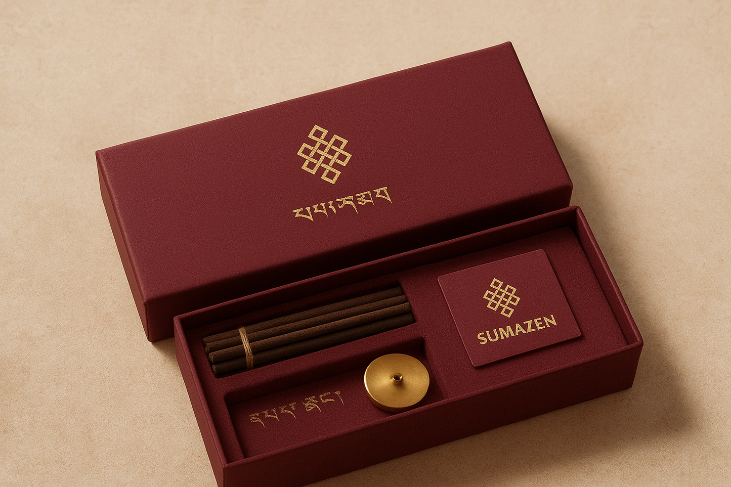Sumazen Tibetan Red Classic Incense – handmade in Tibet with saffron, agarwood & Himalayan herbs. Perfect for yoga, meditation & rituals. Free worldwide shipping (6–10 days).