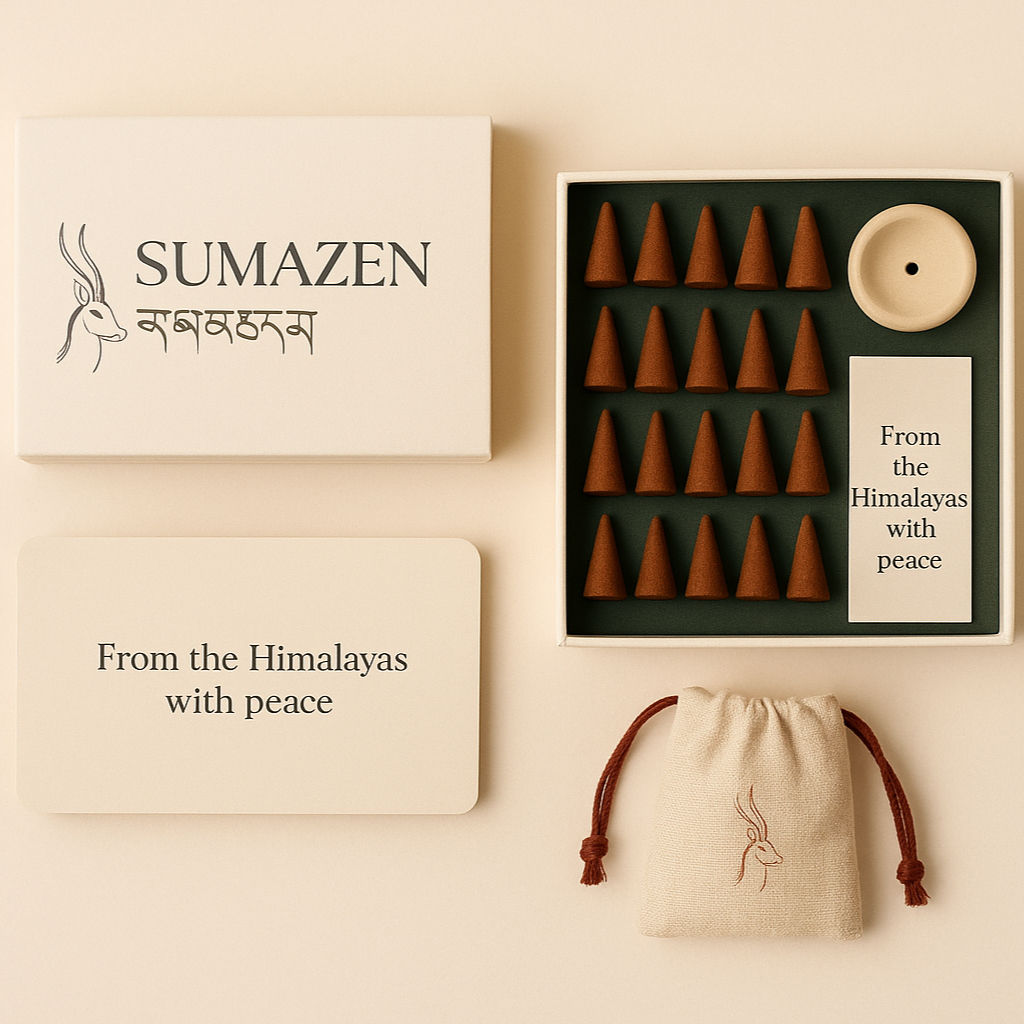 Sumazen Tibetan Incense Cones – Handmade in Tibet | Yoga & Meditation Incense