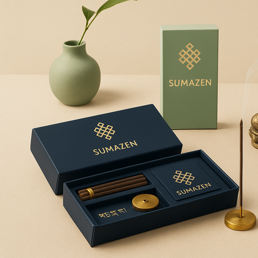 Sumazen Tibetan Red Classic Incense – Handmade in Tibet | Yoga, Meditation & Rituals