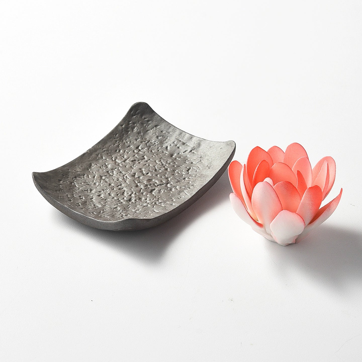 Ceramic Tile Incense Holder & Magnolia Stick Holder | Zen Home Décor by Sumazen