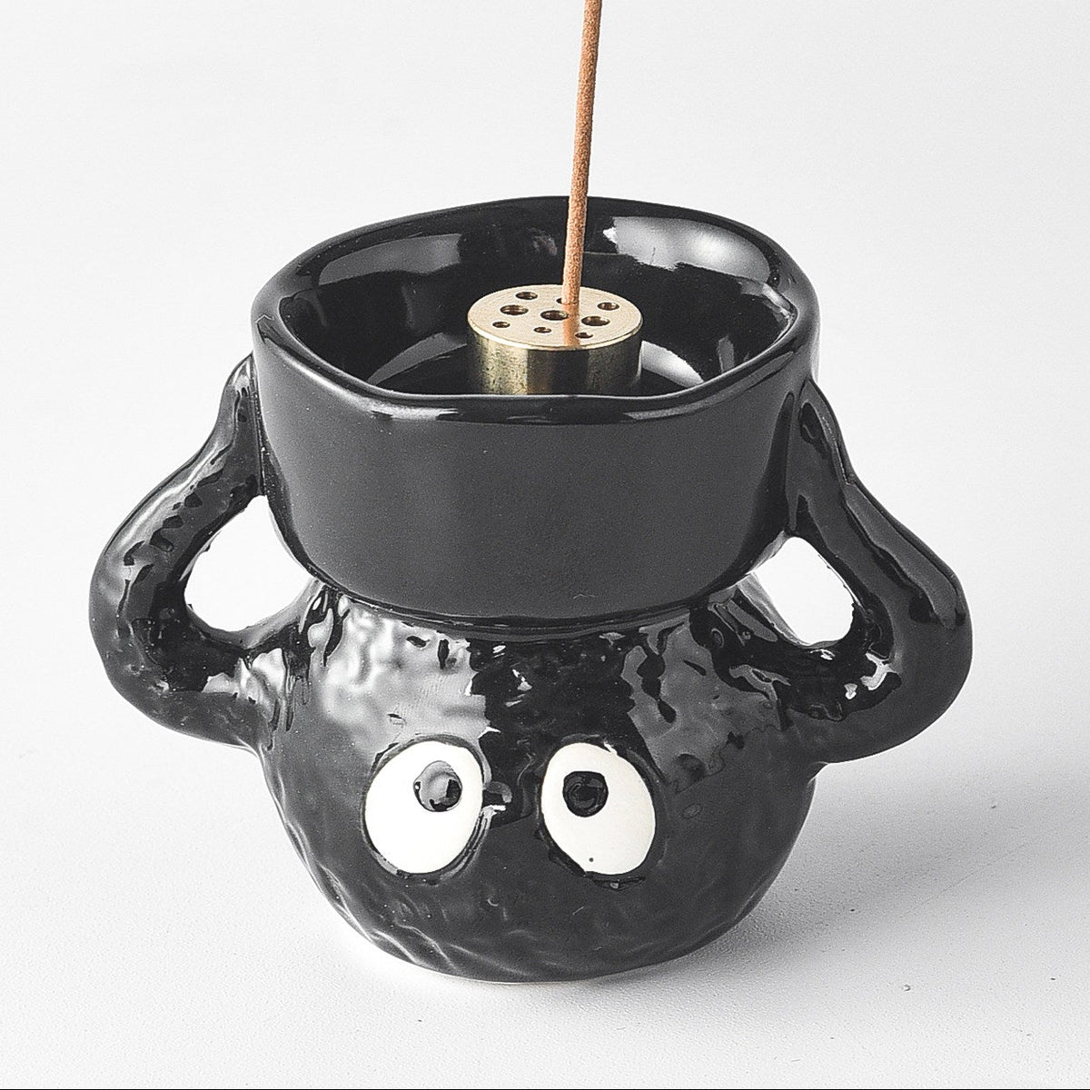 Niedlicher Keramik-Räucherstäbchenhalter in Tierform