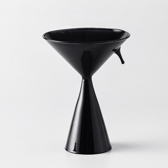 Handcrafted Glass Incense Burner – Sculptural Chalice Design & Ash Catcher