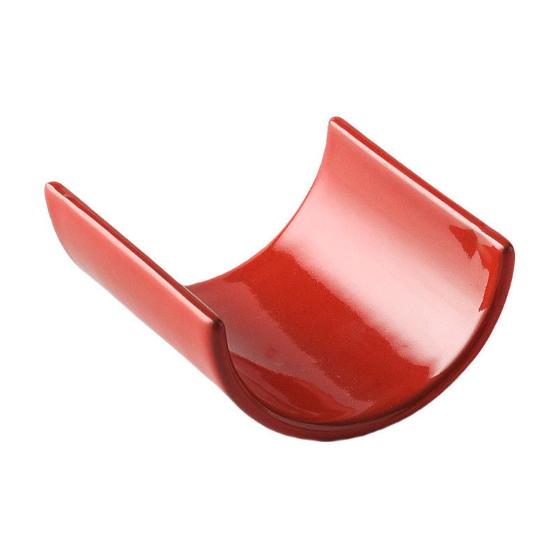 Curved Ceramic Incense Holder | Zen Tile Ash Catcher