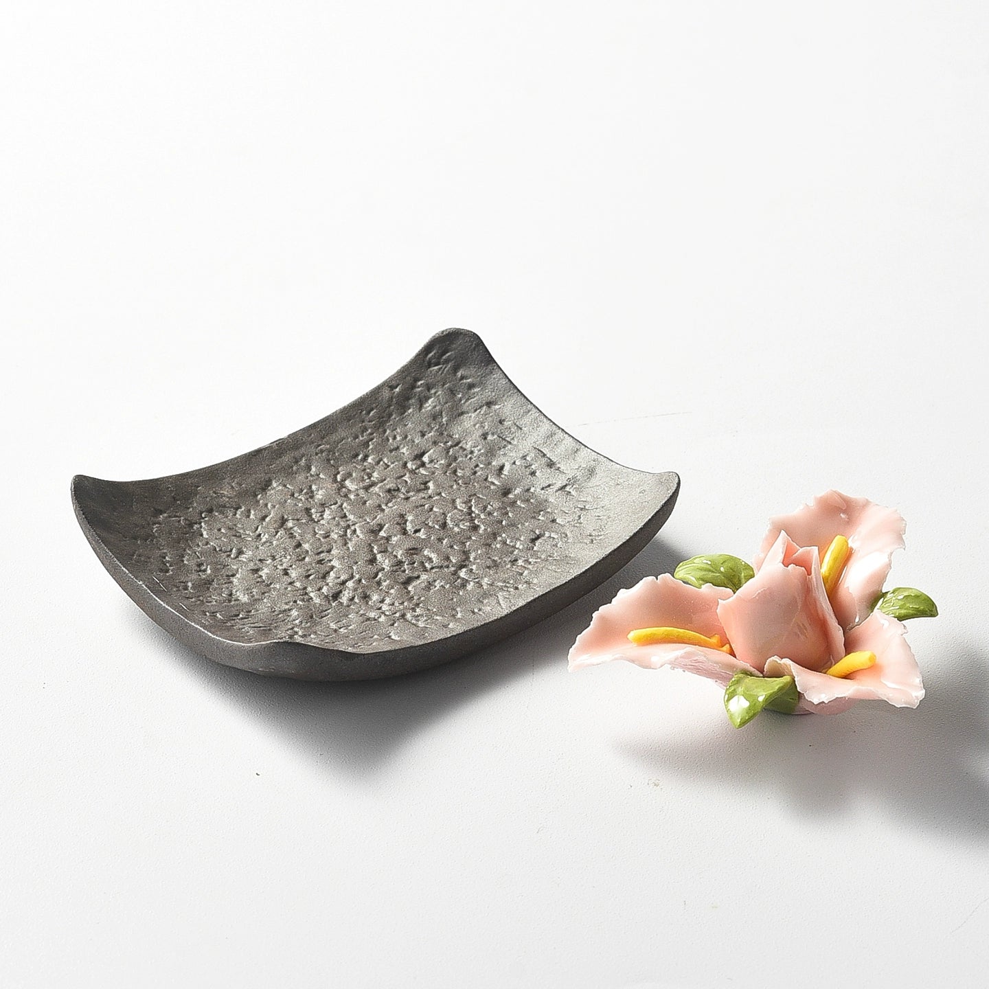 Ceramic Tile Incense Holder & Magnolia Stick Holder | Zen Home Décor by Sumazen